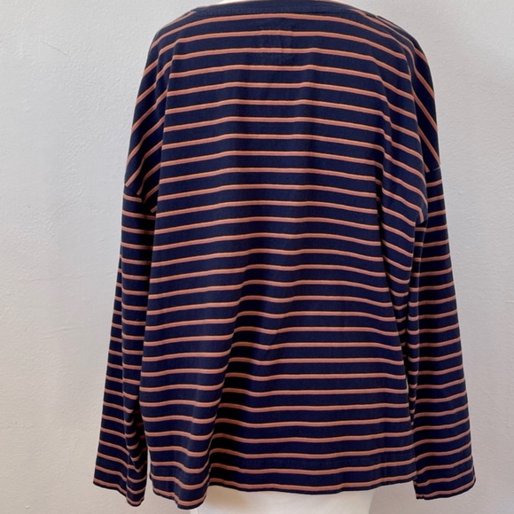 Cute top by Fat Face Striped Long Sleeve Top size 2 - Picture 2 of 9